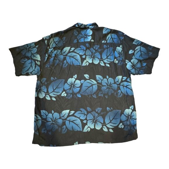 Tommy Bahama 100% Silk Tropical Short Sleeves Button Down XLX / TGT - Picture 7 of 16